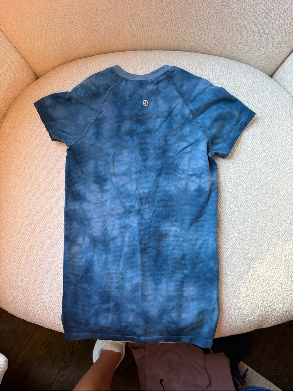 Blue Tie-Dye Swiftly Top - Picture 2 of 2
